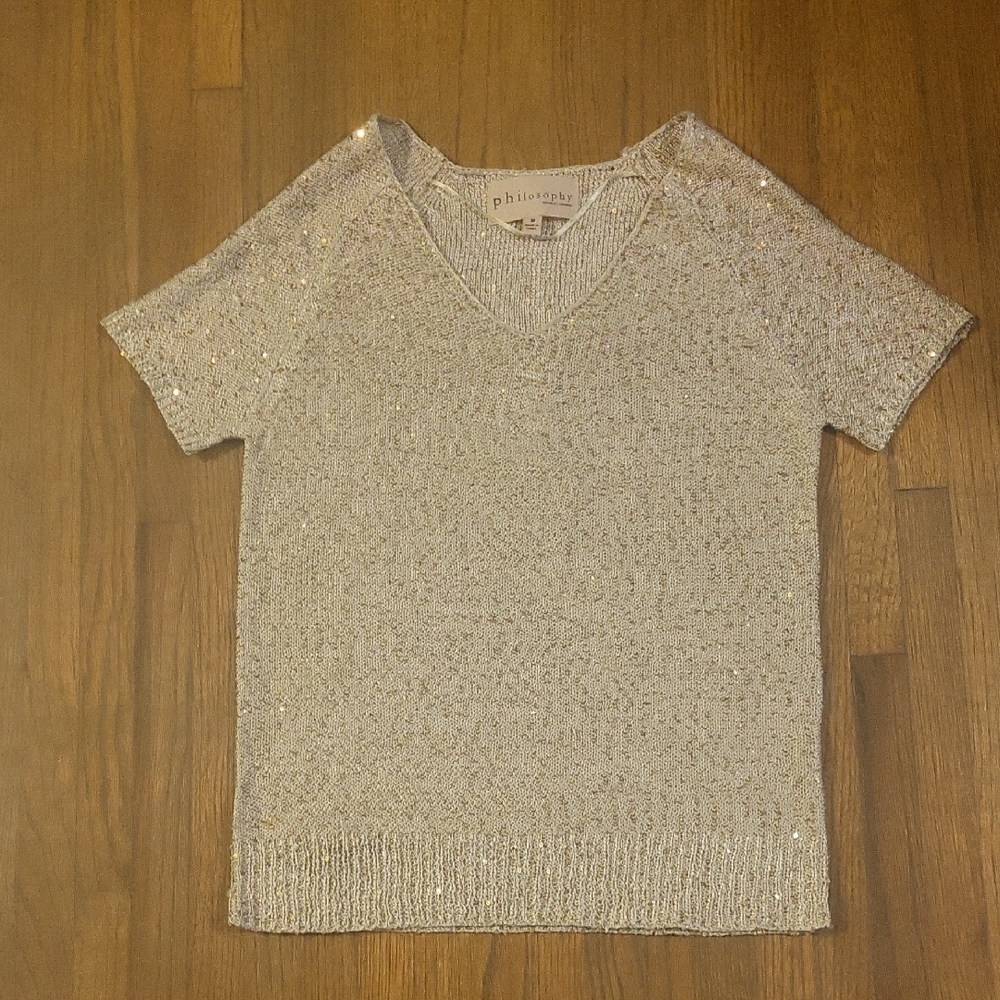 Philosophy Republic Clothing Beige Knit Top